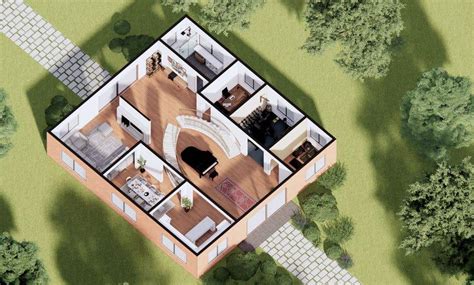 Entry #21 by BagherArchviz for Architectural Visualization: House Plans ...