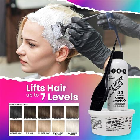 Buy Manic Panic Flash Lightning Hair Bleach Kit (2-Pack) 40 Volume ...