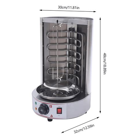 Buy Electric Vertical Broiler Shawarma Tools Spinning Doner Kebab Gyro ...