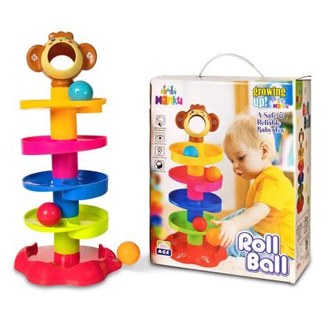 5 Layer Ball Tower Toy – Swirling Ball Drop Ramp for Babies – mumma.com