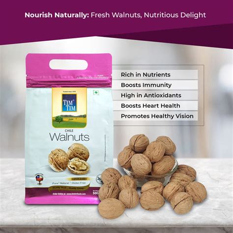 Chile Walnuts With Shell | Inshell Walnuts | Natural Walnuts — TimTimFoods