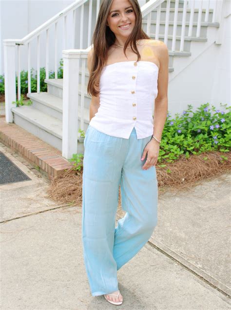 Shimmer Chambray Silky Pants | Silky pants, Clothes for women, Womens ...