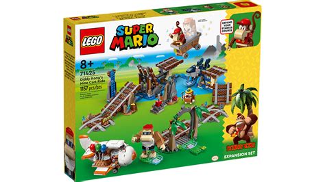 LEGO® Super Mario™ Diddy Kong's Mine Cart Ride Expansion Set - Nintendo Official Site