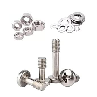 Foyoram M3x8mm Captive Panel Screws with Cross Recess Pan Head Hex Nuts ...