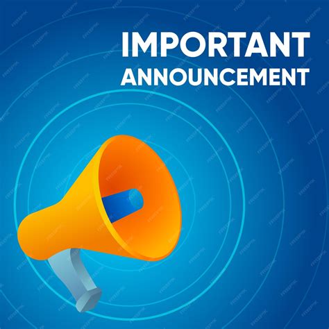 Premium Vector | Important announcement banner for poster or social post. Background and ...