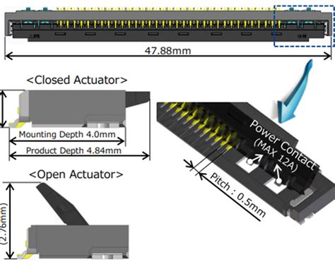TF43SW Power & Signal Hybrid FFC & FPC Connectors - Hirose | Mouser