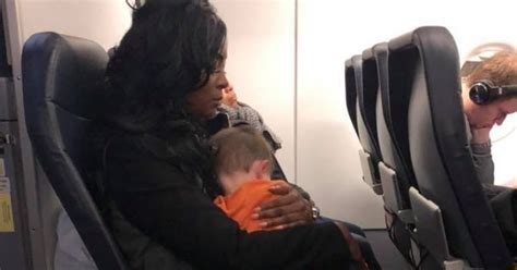 Seeing A Mom Struggle With 2 Young Kids On Flight, 3 Complete Strangers ...
