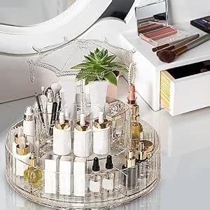 Arcanine 360 Rotating Makeup Organizers and Storage, Spinning Cosmetic ...
