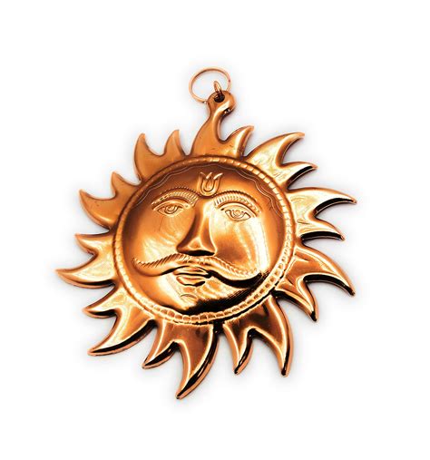 Buy Indian Shree Surya Narayan Surya Dev Yantra Decorative Showpiece ...