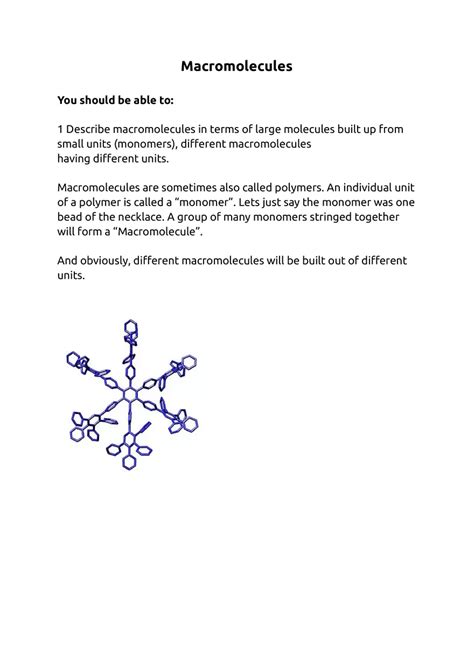 Image result for Macromolecules Building Blocks