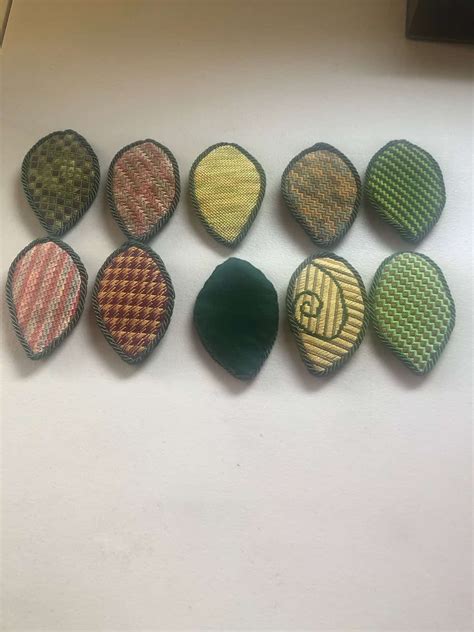 Layers of Leaves Gallery – Needlepoint Now