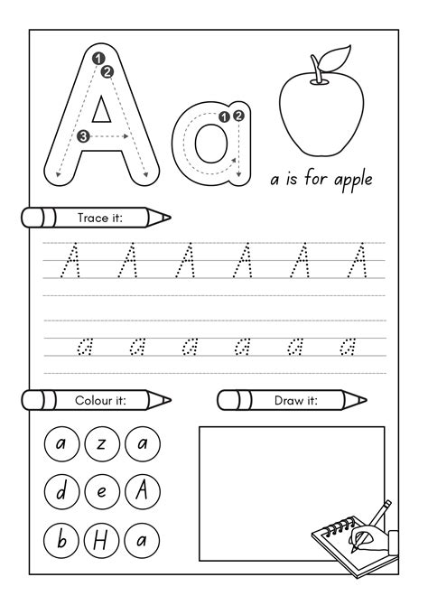 Alphabet worksheets - Handwriting Practice - Writing Letters Tracing ...