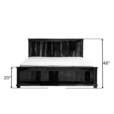 Starling Solid Wood Bed | Modern Wooden Bed in Bangalore