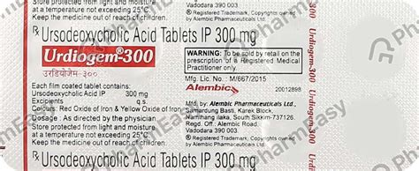 Urdiogem 300 MG Tablet (10): Uses, Side Effects, Price & Dosage | PharmEasy