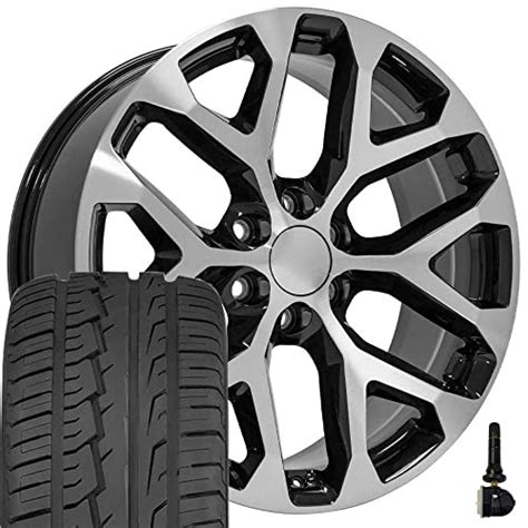 Buy OE Wheels LLC 22 inch Rims Fit Chevy Silverado Tahoe GMC Sierra ...