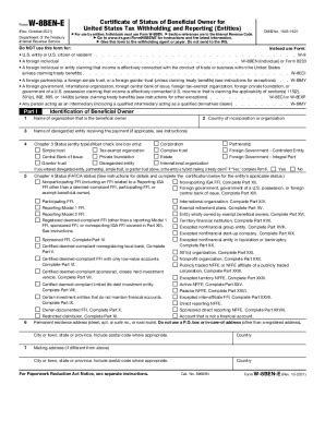 1992-2026 Form IRS W-8 - Blank Fillable Template | Fill Out, Print ...