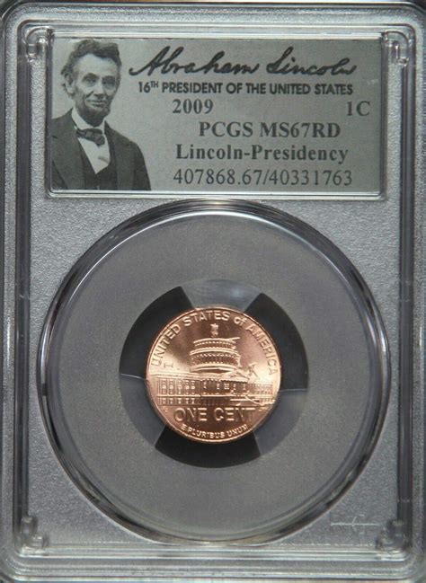 2009 P Lincoln Bicentennial Presidency Washington DC Signature Label ...