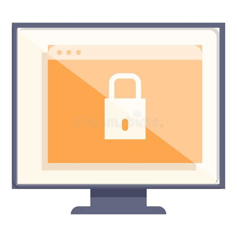 Image result for Lock Computer Cartoon