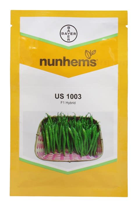 NUNHEMS Us 1003 F1 Hybrid Hot Pepper Seeds (8 g) : Amazon.in: Garden ...
