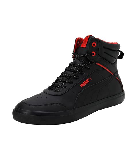 Buy Puma Mens x 1DER Rock V3 Black-Black-Burnt Red Sneaker - 6UK ...