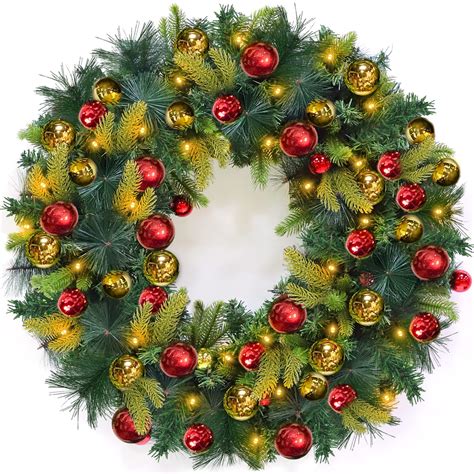 [ Super Large Thick & Timer ] 30 Inch 100 Lights Pre-lit Artificial ...