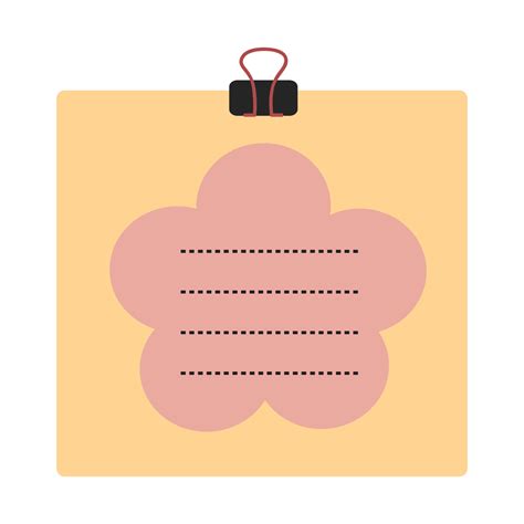 Cute Sticky Note Clip Art
