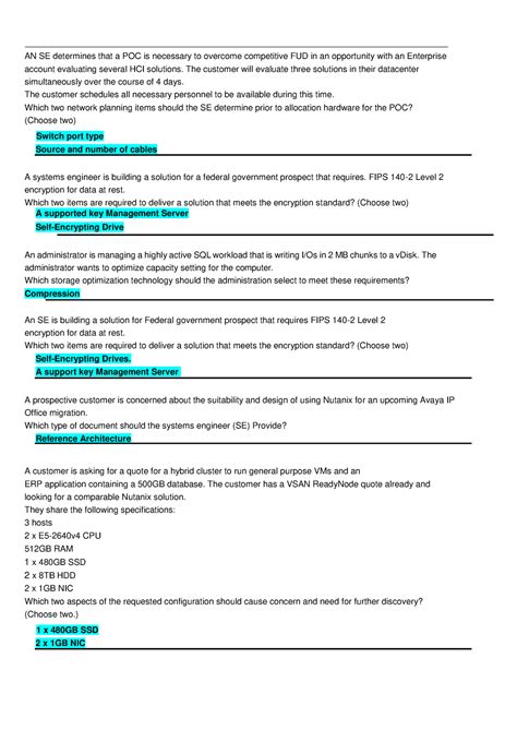 2. NCSE Corev 2 (1) - NCSE-core dumps - AN SE determines that a POC is ...