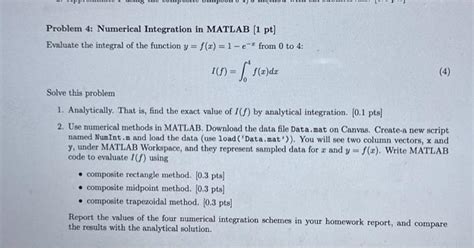 Matlab Numerical Integration 的图像结果