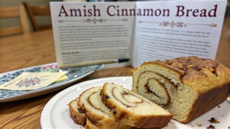 Amish cinnamon bread recipe 7 easy steps