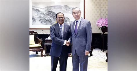 NSA Doval, Chinese Foreign Minister Wang Yi review recent developments ...