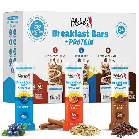 Amazon.com: Blake's Seed Based Breakfast Bars with Protein — Variety ...