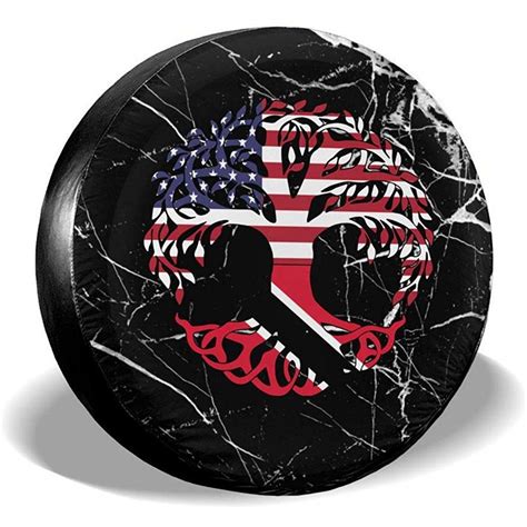 Buy Olive Croft The American Trinidad Tree of Life Tire Covers Car SUV ...