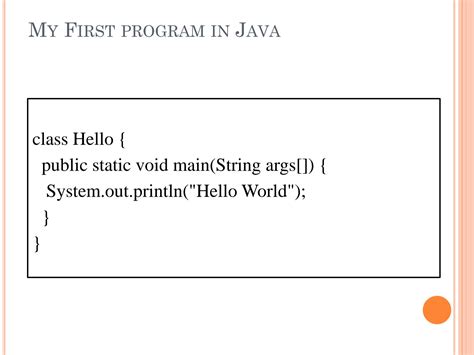 Basic Structure of Java Program 的图像结果