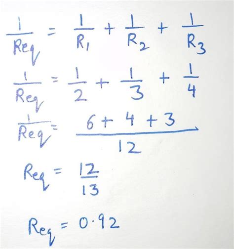 Three resistors of 2 ohm, 3 ohm, 4 ohm are connected in parallel ...