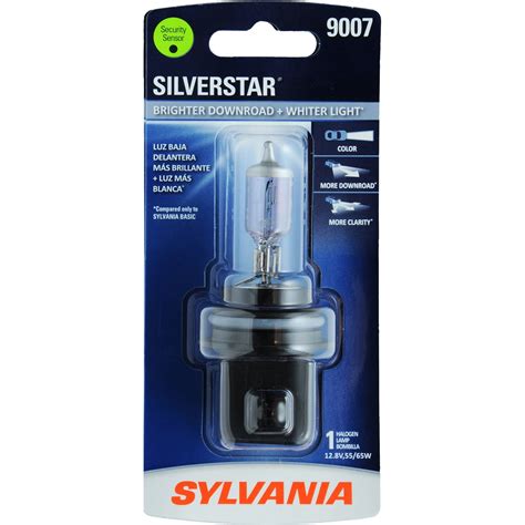 SYLVANIA 9007 SilverStar High Performance Halogen Headlight Bulb ...