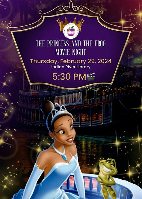 The Princess and the Frog Movie Night, Indian River Library, Chesapeake ...