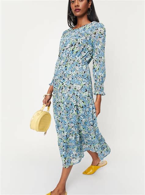 Buy Women Printed Flared Maxi Dress Online at just Rs. 1399.0 ...