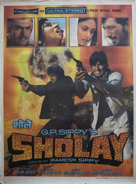 Sholay (1975) Original Film Poster - Ramesh Sippy | Prinseps