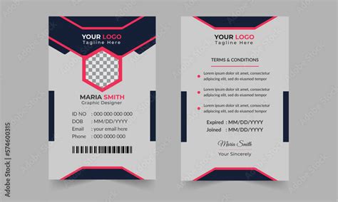 Employee Card Design 的图像结果
