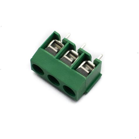 Buy 3 Pin PCB Terminal Block 5mm Pitch 10A Rating YX126 at ...