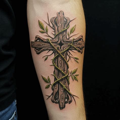 15 Meaningful Cross Tattoos For Men Forearm