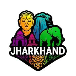REGALOCASILA Jharkhand Souvenir Fridge Magnet 8 cm Laser Cut Engineered ...