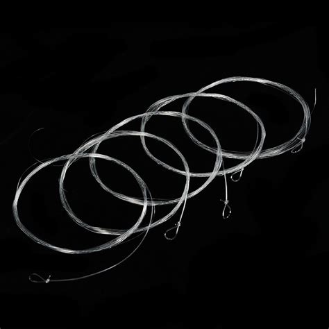 Thboxes 5 Pack 9ft Transparent Fly Fishing Line 0X to 7X Fly Fishing ...