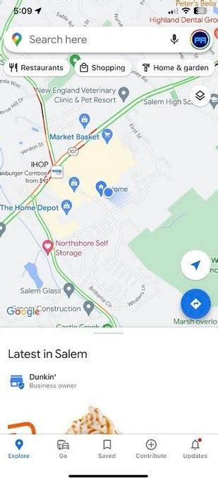 Image result for Google Maps Screen