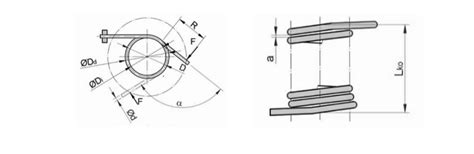 Image result for Compression Spring Diagram