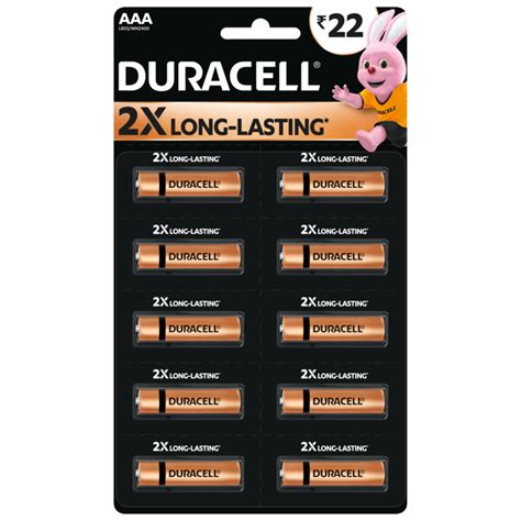 Duracell Chhota Power Alkaline size AAA Batteries (Pack of 10 ...