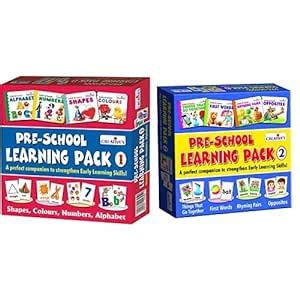 Buy Creative's 1007 Pre - School Learning Pack 1 (Shapes,Colours ...