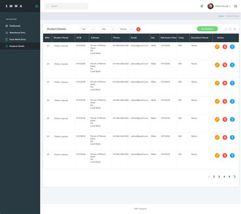 Student Management System 的图像结果