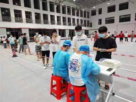 扎实防疫工作 新会校区开展全员核酸检测-广州华商职业学院新会校区