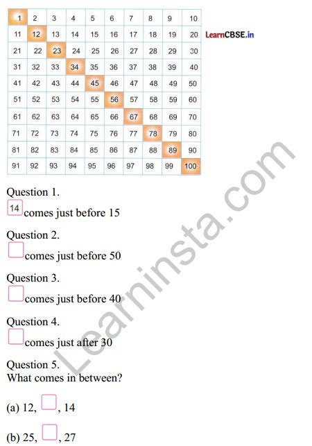 Classroom Activity On Numbers Class 2 的图像结果